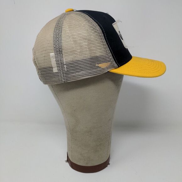 Corona Extra Snapback Mesh Back Hat Black Yellow Adjustable Embroidered Logo - Picture 6 of 12